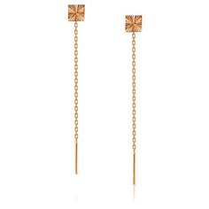 Бронницкий Ювелир Серьги из красного золота 16020003000