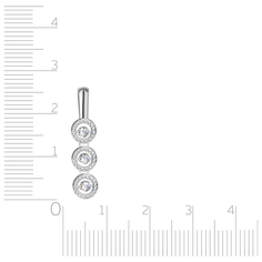 Бронницкий Ювелир Подвеска из белого золота RD67319047000