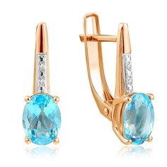 Бронницкий Ювелир Серьги из красного золота E01-D-69013E001-R17