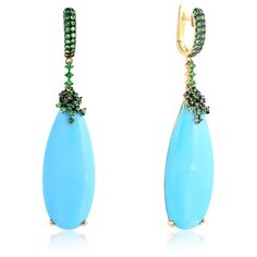 Бронницкий Ювелир Серьги из желтого золота юсHF05002E-Y