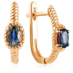 Бронницкий Ювелир Серьги из красного золота E01-C-E306192SAP