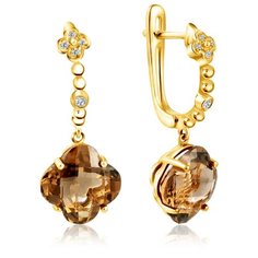 Бронницкий Ювелир Серьги из желтого золота D0001535306000