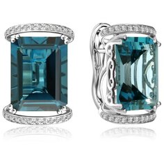 Бронницкий Ювелир Серьги из белого золота D0001296306000