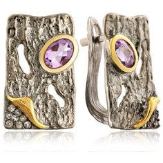 Бронницкий Ювелир Серьги из серебра TSYE00864-E-AM