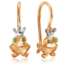 Бронницкий Ювелир Серьги из красного золота 26611277000