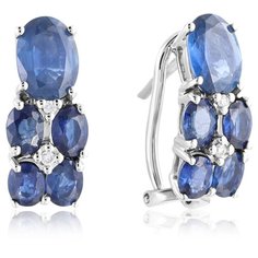 Бронницкий Ювелир Серьги из белого золота юаE11172S/N