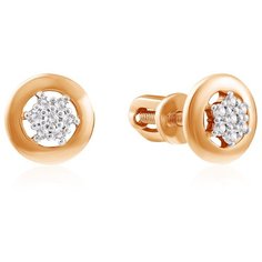 Бронницкий Ювелир Серьги из красного золота E01-D-1983103BD