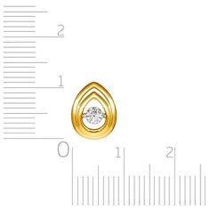 Бронницкий Ювелир Подвеска из желтого золота RD57319317000