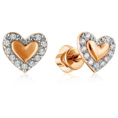 Бронницкий Ювелир Серьги из красного золота 26611608000