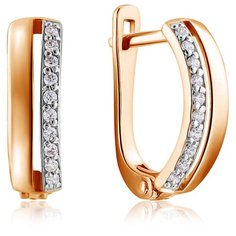 Бронницкий Ювелир Серьги из красного золота R6311773000