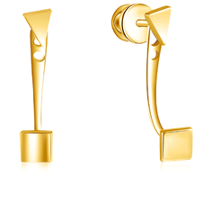 Бронницкий Ювелир Серьги из желтого золота 56310073000