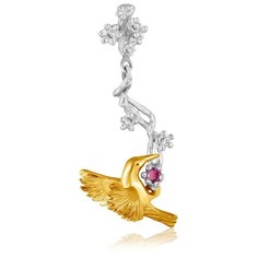 Бронницкий Ювелир Подвеска из желтого золота П-24056