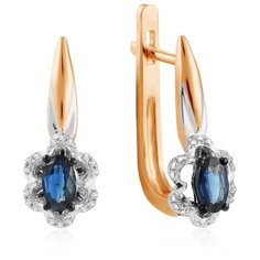 Бронницкий Ювелир Серьги из красного золота E01-D-E312575SAP-R17