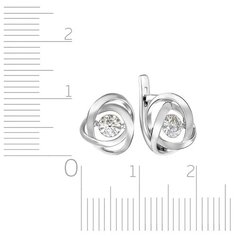Бронницкий Ювелир Серьги из белого золота RD66319005000