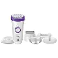 Эпилятор Braun 9-561 Silk-epil 9 белый/фиолетовый