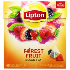 Чай черный Lipton Forest Fruit в пирамидках, 40 шт.
