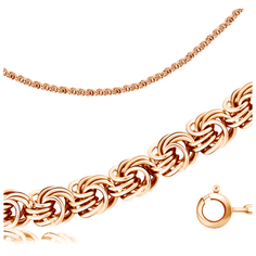 Бронницкий Ювелир Браслет из красного золота 120403500, 17 см, 4.49 г