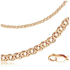 Бронницкий Ювелир Цепь из красного золота R01200501, 60 см, 18.14 г