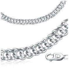 Бронницкий Ювелир Цепь из серебра 311000501, 55 см, 20.37 г