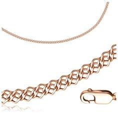 Бронницкий Ювелир Цепь из красного золота R00500501, 60 см, 3.7 г