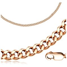 Бронницкий Ювелир Браслет из красного золота 101200101, 22 см, 5.02 г