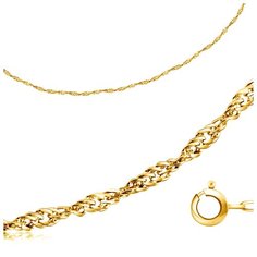 Бронницкий Ювелир Цепь из желтого золота 510200227, 40 см, 1.2 г