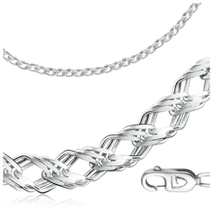 Бронницкий Ювелир Цепь из серебра 810703701, 60 см, 15.86 г