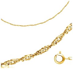 Бронницкий Ювелир Цепь из желтого золота 510250227, 45 см, 1.84 г