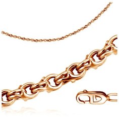 Бронницкий Ювелир Цепь из красного золота 120703833, 50 см, 21.29 г