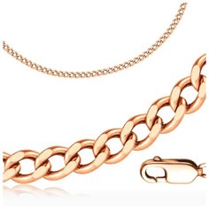 Бронницкий Ювелир Браслет из красного золота 100800101, 19 см, 2.2 г