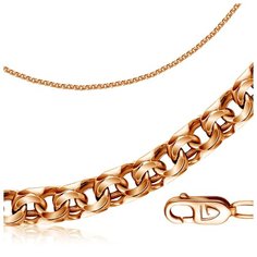 Бронницкий Ювелир Цепь из красного золота 120453821, 40 см, 6.08 г