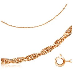 Бронницкий Ювелир Цепь из красного золота 110301242, 50 см, 3.94 г