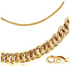 Бронницкий Ювелир Браслет из желтого золота 520506600, 17 см, 5.79 г