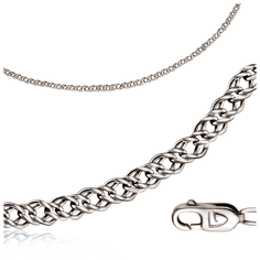 Бронницкий Ювелир Цепь из серебра 710600501, 60 см, 8.9 г