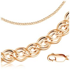 Бронницкий Ювелир Цепь из красного золота R00705001, 60 см, 7.97 г