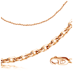 Бронницкий Ювелир Цепь из красного золота 110601414, 55 см, 6.97 г