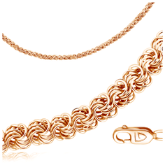 Бронницкий Ювелир Цепь из красного золота 120453500, 50 см, 16.61 г