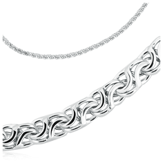 Бронницкий Ювелир Цепь из серебра 82080W100, 55 см, 22.13 г