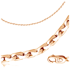 Бронницкий Ювелир Цепь из красного золота 111001411, 55 см, 16.11 г