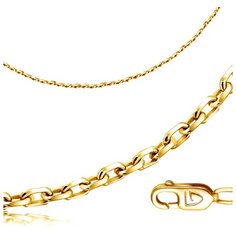 Бронницкий Ювелир Цепь из желтого золота 510601414, 50 см, 6.49 г