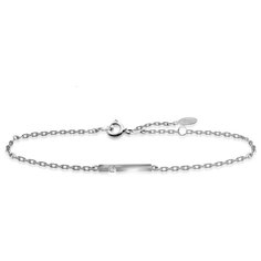 Бронницкий Ювелир Браслет из белого золота 63319519, 18 см, 1.48 г