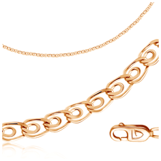 Бронницкий Ювелир Цепь из красного золота 110404801, 55 см, 4.24 г