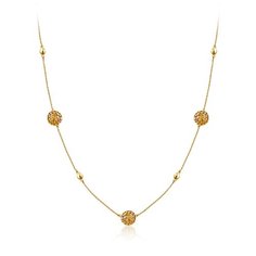 Бронницкий Ювелир Колье из желтого золота 54310874, 45 см, 4.36 г