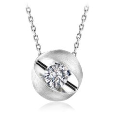 Бронницкий Ювелир Колье из белого золота 64319782, 47 см, 3 г