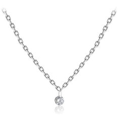 Бронницкий Ювелир Колье из белого золота 64309670, 47 см, 1.62 г