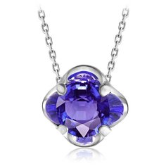 Бронницкий Ювелир Колье из белого золота 64316851, 47 см, 3.14 г