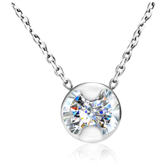 Бронницкий Ювелир Колье из белого золота 64319002, 47 см, 3.11 г