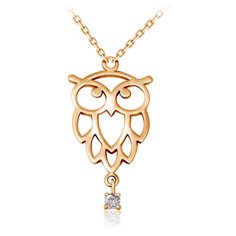 Бронницкий Ювелир Колье из красного золота 14309597, 47 см, 2.15 г