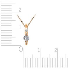 Бронницкий Ювелир Колье из красного золота R4319146, 47 см, 2.41 г