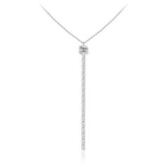 Бронницкий Ювелир Колье из белого золота 64301826, 47 см, 3.45 г